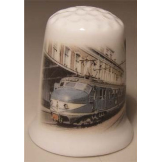 Trein 766 Hondekop NS op een porselein vingerhoedje