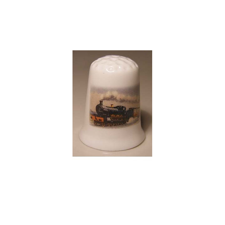 Trein op een porselein vingerhoedje-nr02