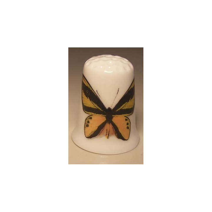Vlinder afbeelding op een porselein vingerhoedje nr04