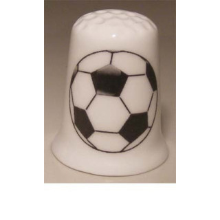 Voetbal tekening vingerhoedje