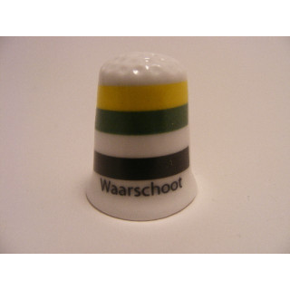 Waarschoot vlag Belgie vingerhoedje