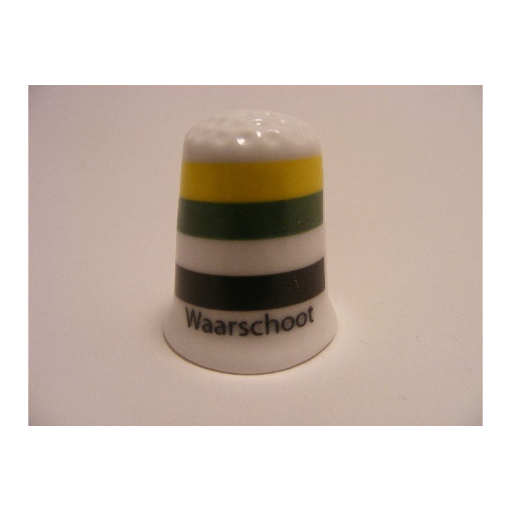 Waarschoot vlag Belgie vingerhoedje