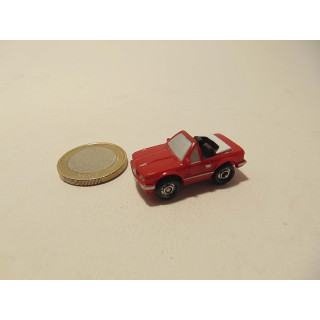 Bmw 3 serie cabrio van kunststof Minys 3x1x1cm