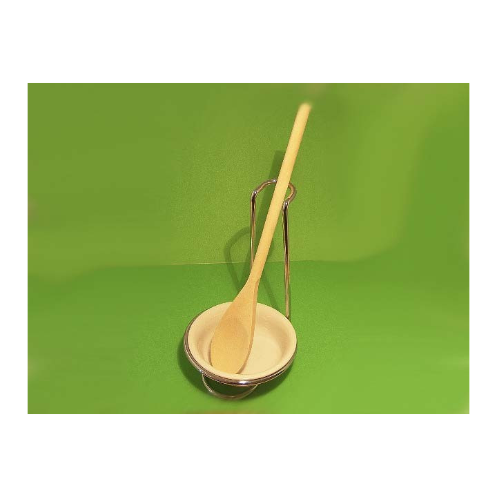 Eigen digitale foto logo reclame op een porselein lepel druiprek