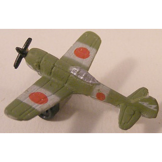 Nakajima Ki-84 Hayate Frank Miny's Kunststof Miniatuur Vliegtuig 3x1x1cm