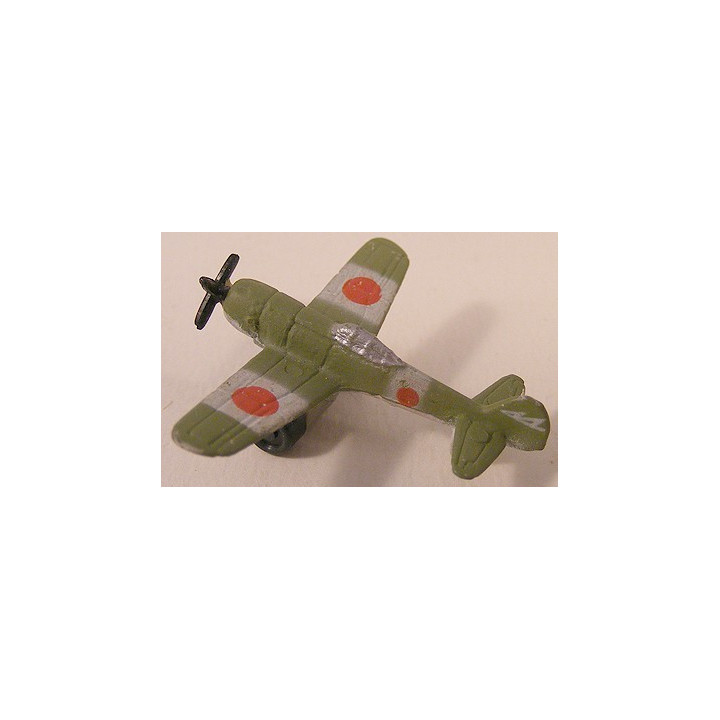 Nakajima Ki-84 Hayate Frank Miny's Kunststof Miniatuur Vliegtuig 3x1x1cm