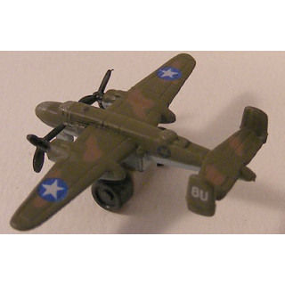 North American B-25 Mitchell Miny's Kunststof Miniatuur Vliegtuig 3x1x1cm