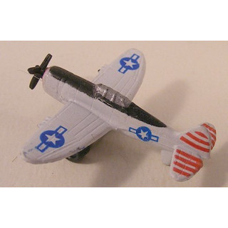 Republic P-47D Thunderbolt Miny's Kunststof Miniatuur Vliegtuig 3x1x1cm
