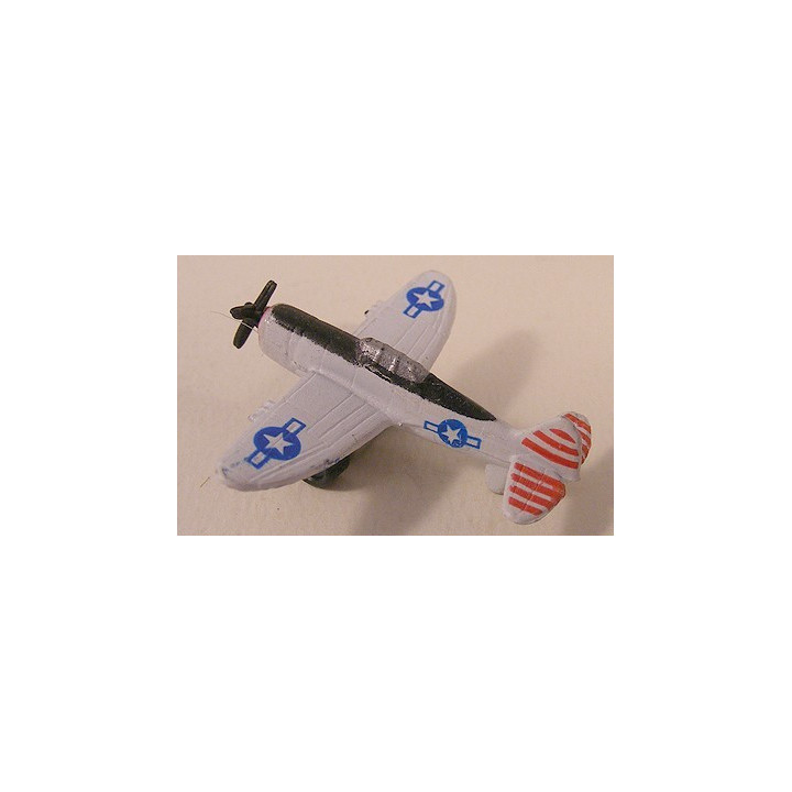 Republic P47 D thunderbolt van kunststof Minys 3x1x1cm