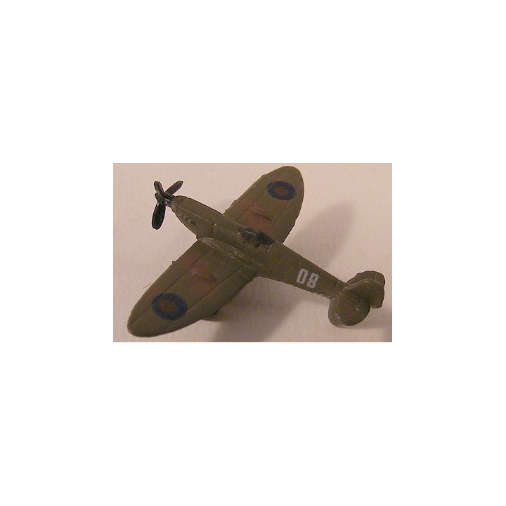 Supermarine Spitfire Miny's Kunststof Miniatuur Vliegtuig 3x1x1cm