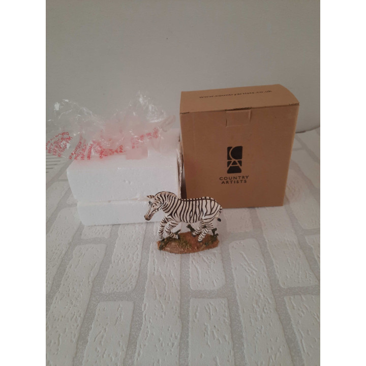 Zebra, Country Artists CA04945, kunsthars 9x4.5x11cm