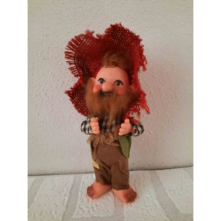 Hillbilly hobo zwerver groene jas en bruine broek