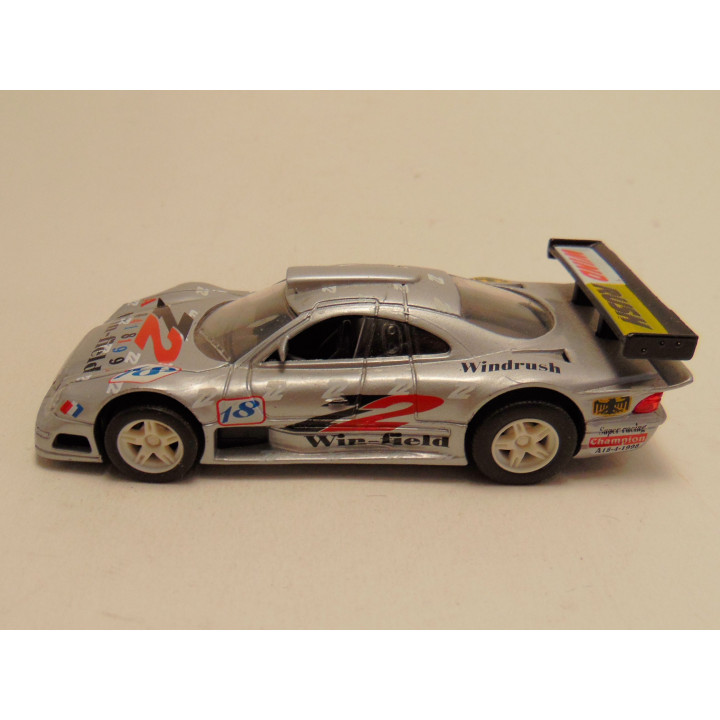 Mercedes CLK GTR 1:43 High speed zilverkleurig