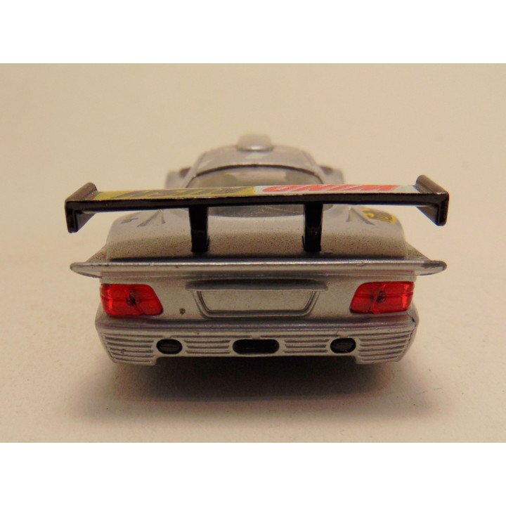 Mercedes CLK GTR 1:43 High speed zilverkleurig