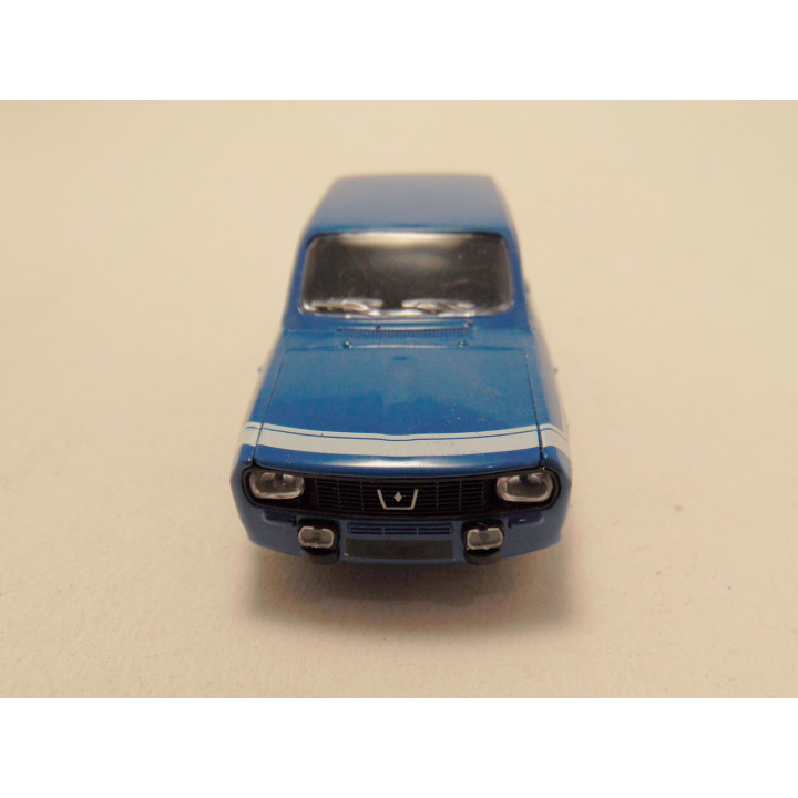 Renault 12 met streep 1:43 Norev blauw