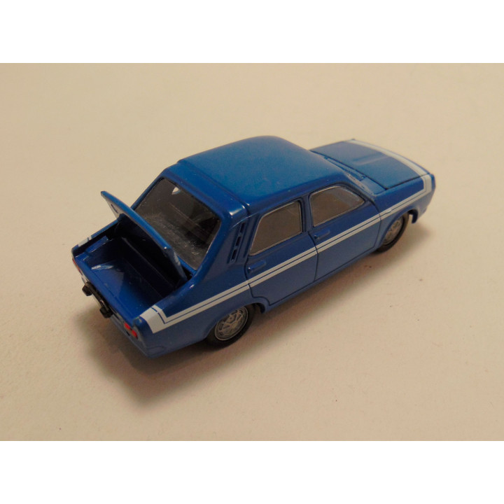 Renault 12 met streep 1:43 Norev blauw