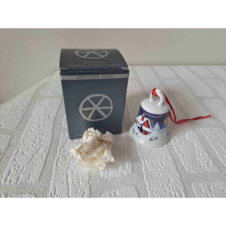 Kerstbel van Hochster porzellan edition 2005 Rocher Ferrero Kinder Surprise