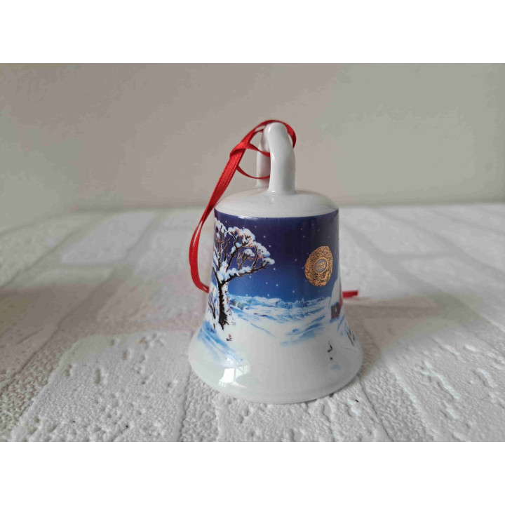 Kerstbel van Hochster porzellan edition 2005 Rocher Ferrero Kinder Surprise