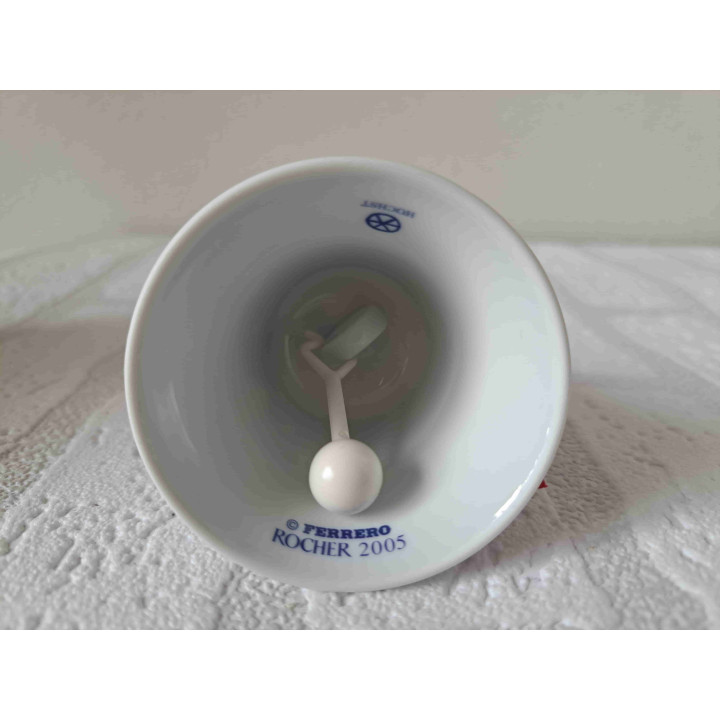 Kerstbel van Hochster porzellan edition 2005 Rocher Ferrero Kinder Surprise