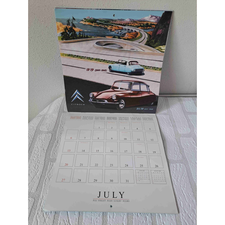 Auto kalender 2008 met fotos van klassieke auto's van Tushita
