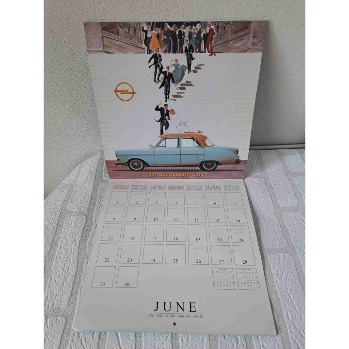 Auto kalender 2008 met fotos van klassieke auto's van Tushita