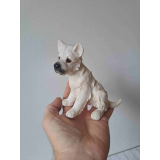 West highland terrier hond rechtop zittend 15.5x8.5x13cm