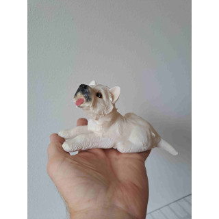West highland terrier van kunsthars liggend 17x9.5x10cm