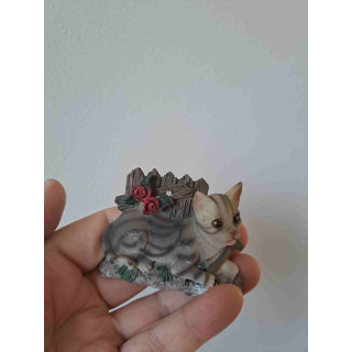 keukenmagneet poes met hek en schep