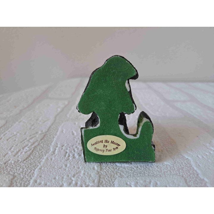 Zwart Labrador hond puppy met laars van RFA Regency fine arts