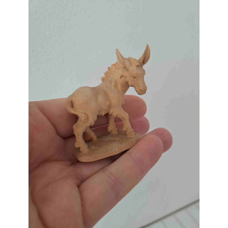 Ezel beeldje van kunststof 5x3.5x6.5cm