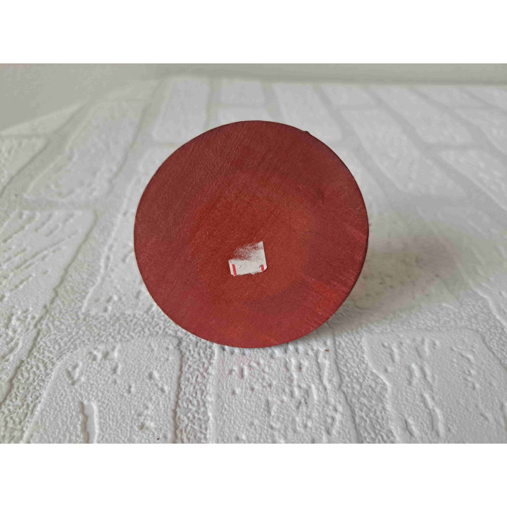 IJsvogel met boomstronk op een houten plateau