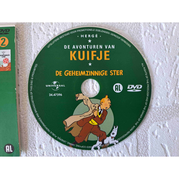 Kuifje film DVD De geheimzinnige ster Universal - Verzamelobjecten