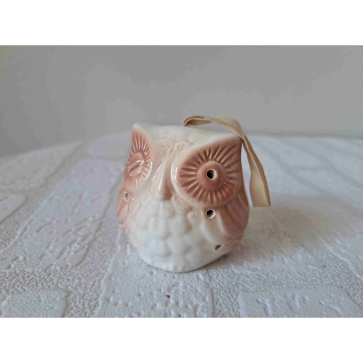 Devon uil reukbol van porselein L6 x B5 x H6 cm - Verzamelobjecten