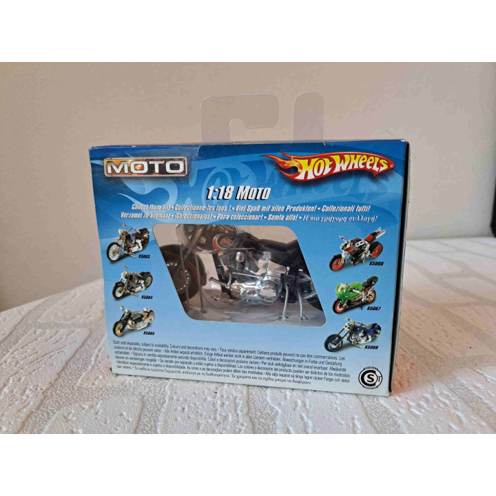 Harley Davidson Fat Boy motor Hot Wheels Fat Ride Moto 2008 K5064 1:18 - modelauto