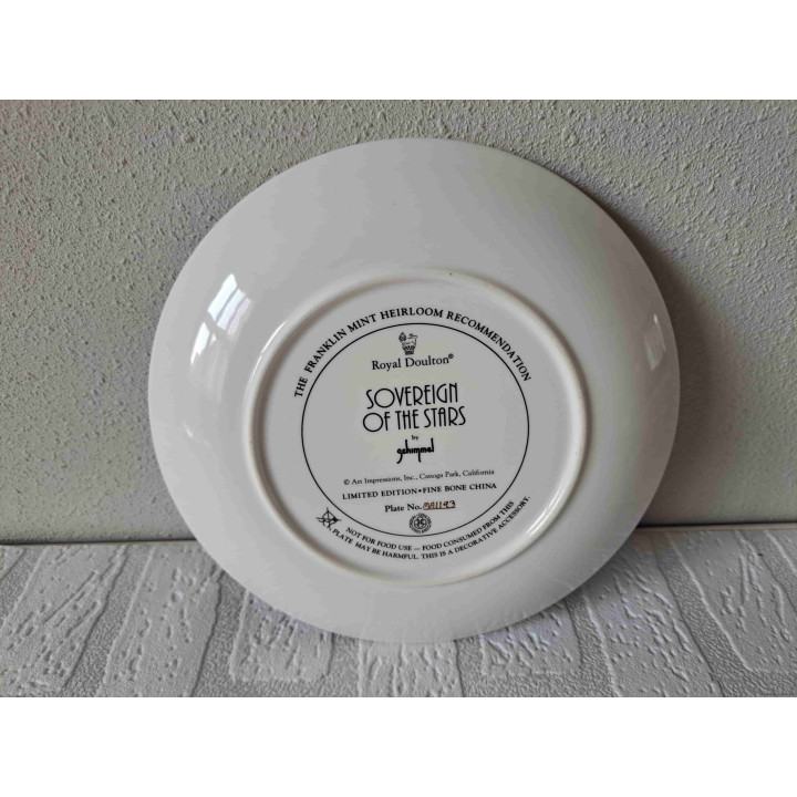 Franklin Tiger Sovereign of Stars Wall Plate