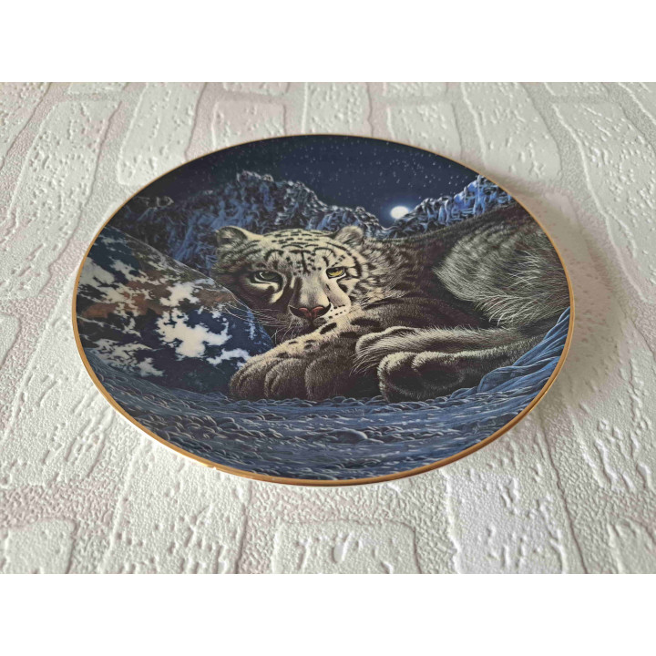 Sneeuwpanter Warmth of home Franklin wandbord D21cm - wandborden