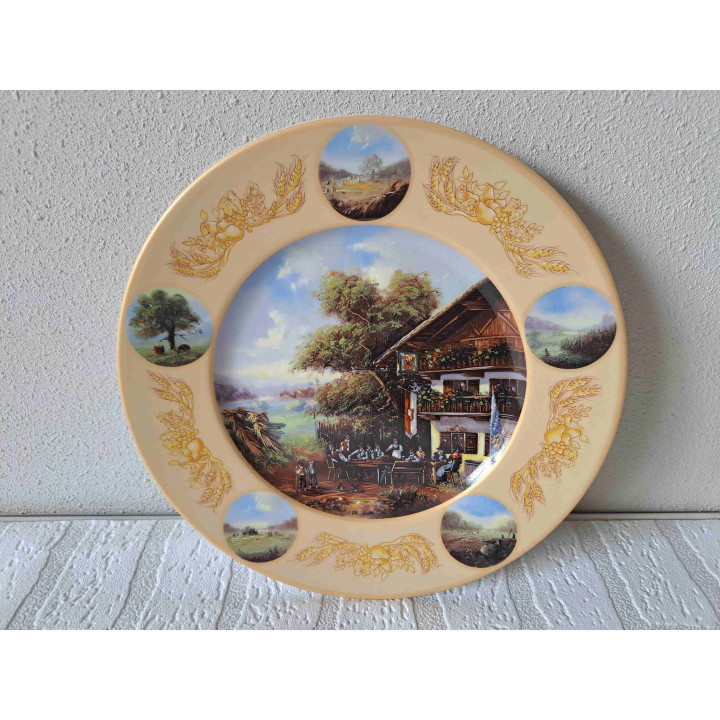 Feest van de oogst 1993 Seltmann Weiden wandbord