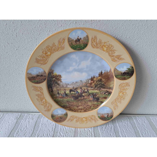 Aardappeloogst 1991Seltmann Weiden wandbord Jaaruitgave