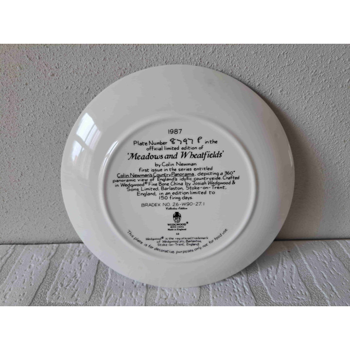 Weilanden specht Fazant zwaluw Wedgwood wandbord D21.5cm - wandborden