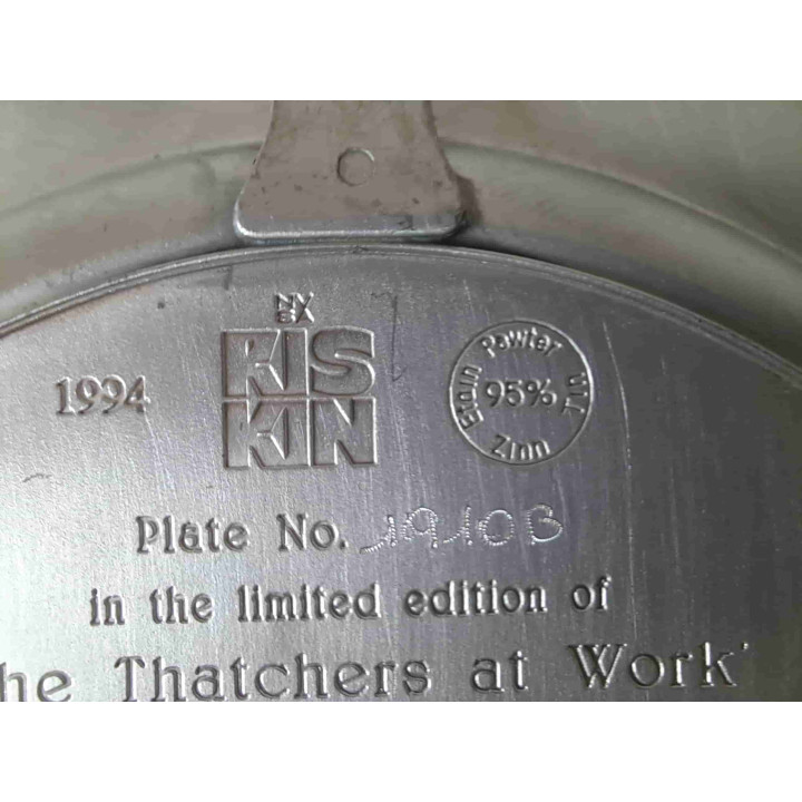 Rietdekkers van Diane Gielen Riskin Tin wandbord - wandborden