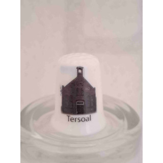 Westereinkerk in Tersoal in de gemeente Zuidwest - Friesland vingerhoedje