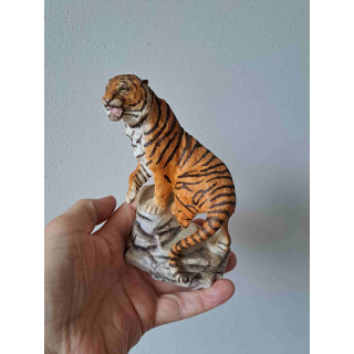Siberische tijger van porselein Franklin mint 9x6.5x15.5cm