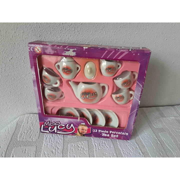 Miss Lucy 13 delig porselein kinderservies - Verzamelobjecten