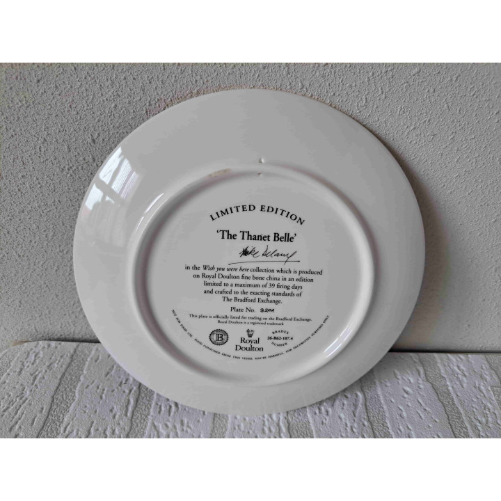 Thariet Belle stoomtrein Royal Doulton wandbord D20.5 cm - wandborden