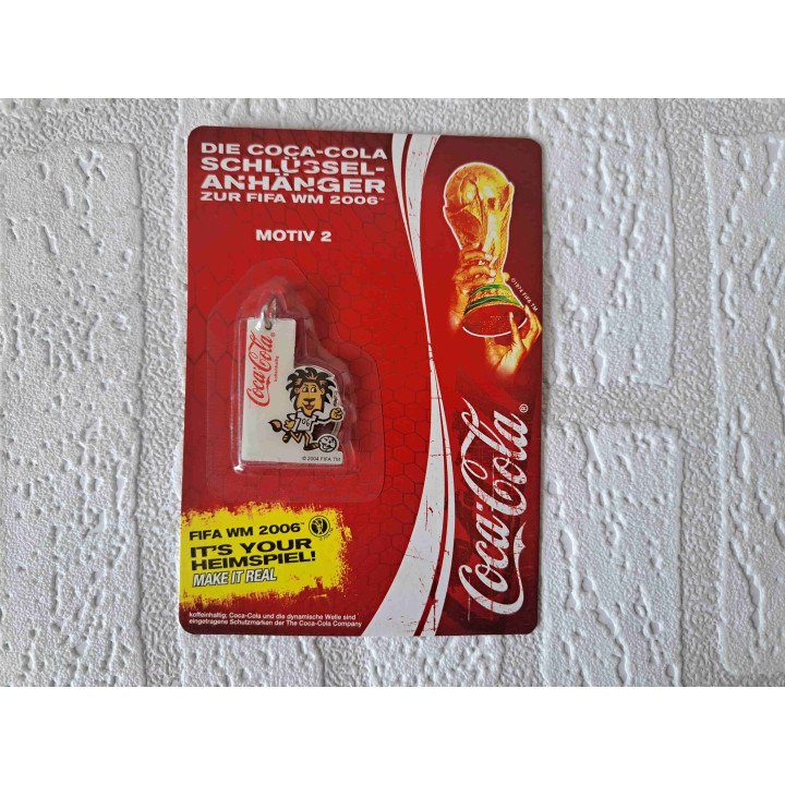 Coca Cola sleutelhanger voetballen Fifa WM 2006 motief 2 - Verzamelobjecten