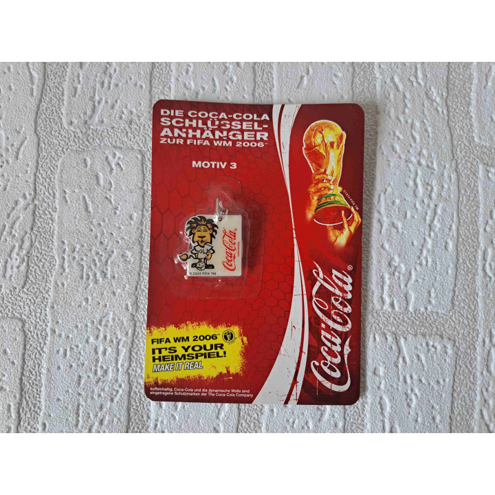 Coca Cola sleutelhanger voetballen Fifa WM 2006 motief 3 - Verzamelobjecten