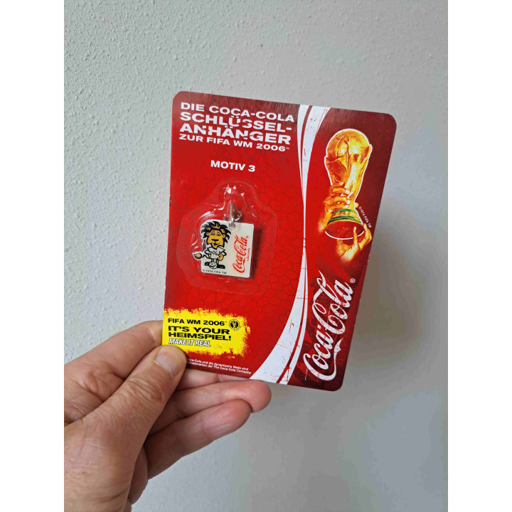 Coca Cola sleutelhanger voetballen Fifa WM 2006 motief 3