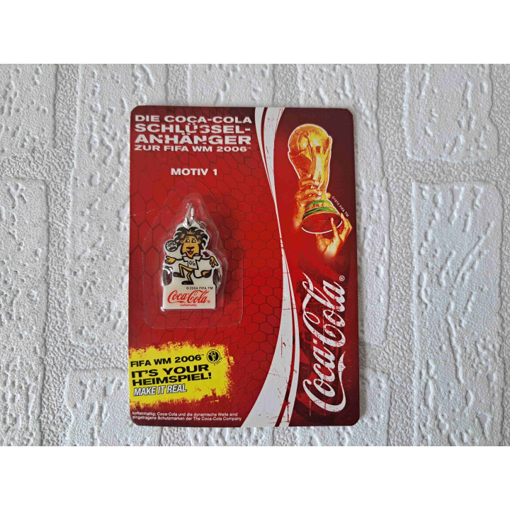Coca Cola sleutelhanger voetballen Fifa WM 2006 motief 1 - Verzamelobjecten