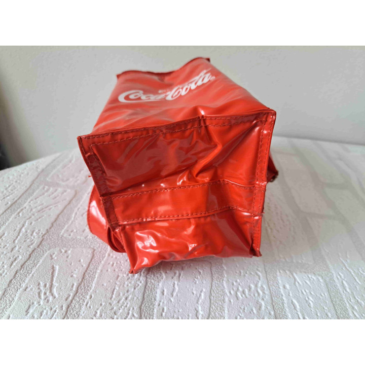 Coca Cola koeltasje met rits 13x13x23cm - Verzamelobjecten