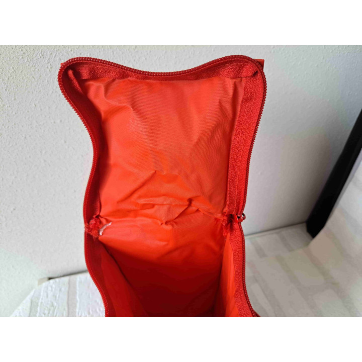 Coca Cola koeltasje met rits 13x13x23cm - Verzamelobjecten